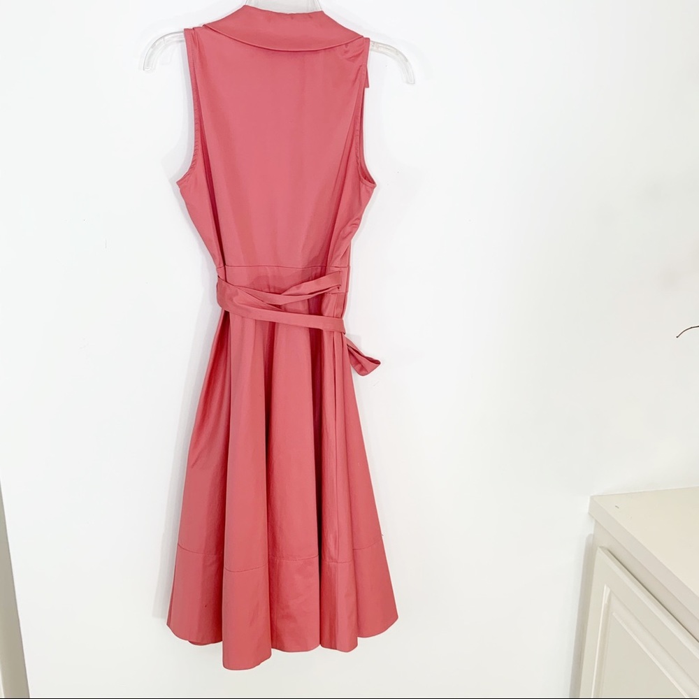 Gal Meets Glam Heather Wrap Fit & Flare Dress Pink - Picture 11 of 11